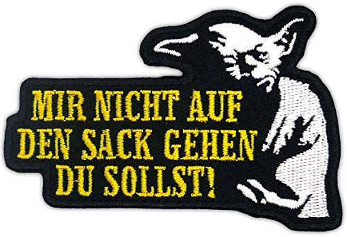 Aufnäher Aufbügler Patch Mir nicht auf den Sack gehen du sollst von Spaß Kostet