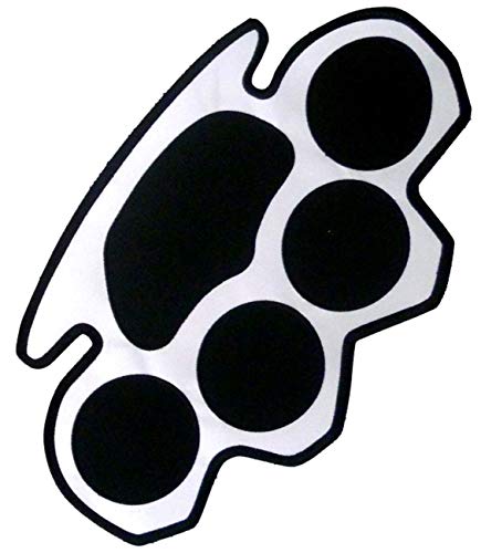 Aufnäher Aufbügler großes Rückenpatch Schlagring 35 cm Aufnäher Aufbügler großes Rückenpatch Schlagring 35 cm von Spaß Kostet