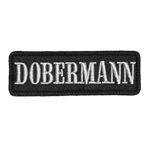 Wechselbarer Patch Aufnäher Klett Dobermann Wechselbarer Patch Aufnäher Klett Dobermann von Spaß Kostet