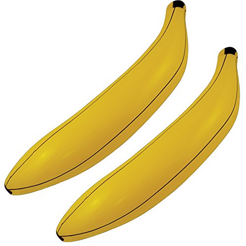 Spassprofi 2 Stück 80cm Lange aufblasbare Banane Deko Garten Südsee Bananen Pflanze Gartendeko Spassprofi 2 Stück 80cm Lange aufblasbare Banane Deko Garten Südsee Bananen Pflanze Gartendeko von Spassprofi