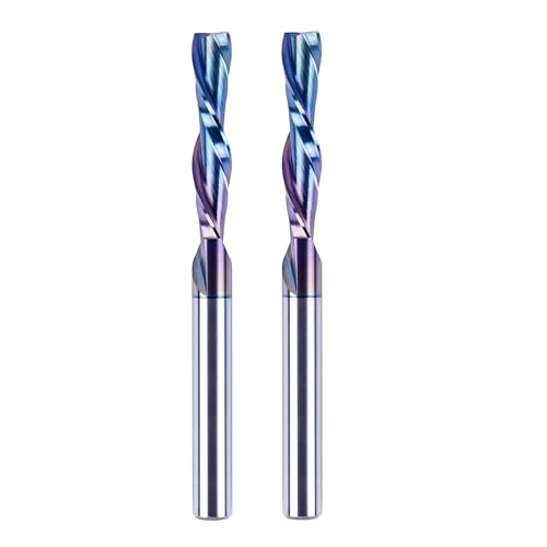 SpeTool 2 Stück Downcut Spiralfräser Bit 1/4 Schaft mit TAC Beschichtet, 1-1/4 Zoll Schnittlänge 3 Zoll OVL, CNC Router Bits für Holz Inlay Slot Einsteckschneiden Schnitzen Gravur SpeTool 2 Stück Downcut Spiralfräser Bit 1/4 Schaft mit TAC Beschichtet, 1-1/4 Zoll Schnittlänge 3 Zoll OVL, CNC Router Bits für Holz Inlay Slot Einsteckschneiden Schnitzen Gravur von SpeTool