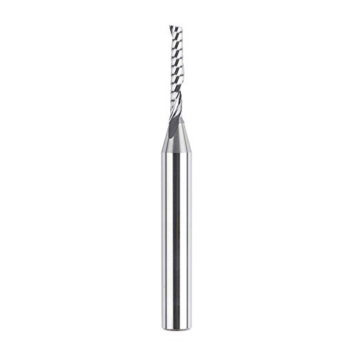 SpeTool Einschneidige Aluminium-Fräser-Bits, 1/4-Schaft, Wolframkarbid-Spiralfräser, 0,3 cm Schnittdurchmesser, CNC-Frässtifte für Holz, Aluminium SpeTool Einschneidige Aluminium-Fräser-Bits, 1/4-Schaft, Wolframkarbid-Spiralfräser, 0,3 cm Schnittdurchmesser, CNC-Frässtifte für Holz, Aluminium von SpeTool