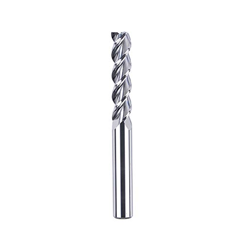 SpeTool Extra Lang VHM 3 Flöten Alufräser CNC Fräser mit 8 mm Schneiddurchmesser x 32 mm Schnittlänge, 8 mm Schaft Schaftfräser für Aluminium und Kunststoff von SpeTool
