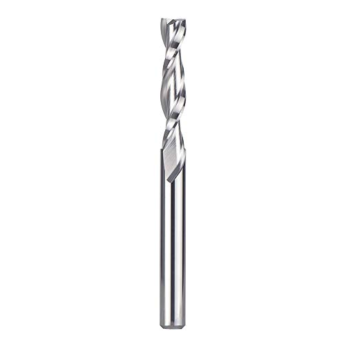 SpeTool Spiralfräser mit UpCut 1/4 Zoll Schneiddurchmesser, 1/4 Zoll Schaft 3 Zoll extra lang HRC55 Vollhartmetall CNC Schaftfräser für Holzschnitt, Schnitzen SpeTool Spiralfräser mit UpCut 1/4 Zoll Schneiddurchmesser, 1/4 Zoll Schaft 3 Zoll extra lang HRC55 Vollhartmetall CNC Schaftfräser für Holzschnitt, Schnitzen von SpeTool