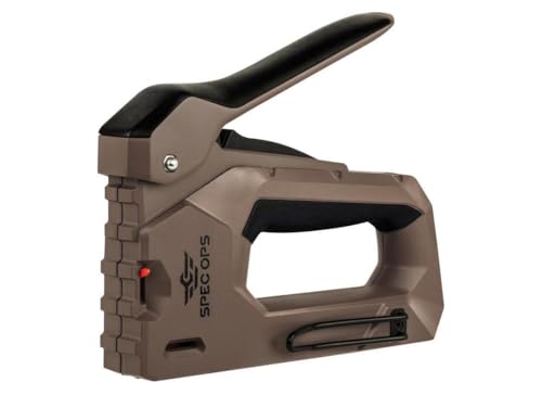 Spec Ops Werkzeug-Heftpistole, 1/4 Zoll - 9/16 Zoll Heftklammern, 18-Gauge-Brads, reduzierter Aufwand Spec Ops Werkzeug-Heftpistole, 1/4 Zoll - 9/16 Zoll Heftklammern, 18-Gauge-Brads, reduzierter Aufwand von Spec Ops
