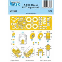 A-20C Havoc / P-70 Nighthawk - Mask A-20C Havoc / P-70 Nighthawk - Mask von Special Hobby
