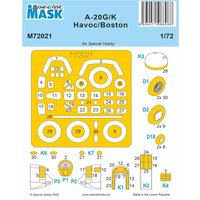 A-20G/K Havoc/Boston - Mask von Special Hobby