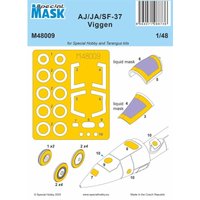 AJ/JA/SF-37 Viggen - Mask [Special Hobby] von Special Hobby