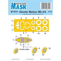 Gloster Meteor Mk.3/4 - Mask von Special Hobby