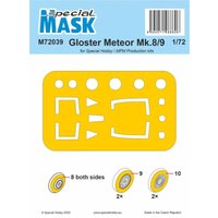 Gloster Meteor Mk.8/9 - Mask Gloster Meteor Mk.8/9 - Mask von Special Hobby