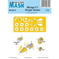 Mirage F.1 Single Seater Mask von Special Hobby