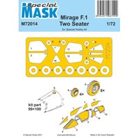 Mirage F.1 Two Seater Mask von Special Hobby