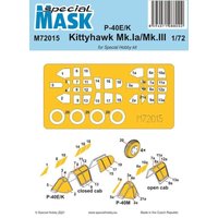 P-40E/K Kittyhawk Mk.Ia/Mk.III - Mask von Special Hobby