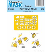 P-40M Warhawk/Kittyhawk Mk.III - Mask von Special Hobby