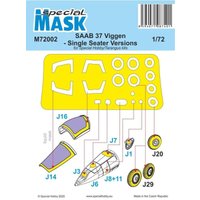 SAAB 37 Viggen Single Seater - Mask von Special Hobby