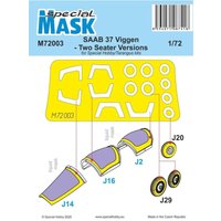 SAAB 37 Viggen Two Seater - Mask von Special Hobby