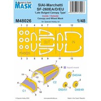 SF-260EA/D/EU - Late Bulged Canopy Type - Mask von Special Hobby