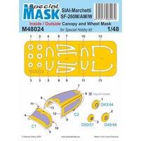 SIAI-Marchetti SF-260M/AM/W - Inside / Outside Mask SIAI-Marchetti SF-260M/AM/W - Inside / Outside Mask von Special Hobby