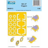 SK-37 Viggen - Mask [Special Hobby] von Special Hobby