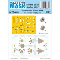 Spitfire Mk.22/24 and Seafire Mk.46/47 - Mask von Special Hobby