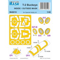 T-2 Buckeye Inside/Otside - Mask von Special Hobby