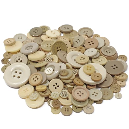 Special Touches Knöpfe aus Acryl und Harz, 100 g, für Kartenherstellung, Verzierungen, Hellbraun Special Touches Knöpfe aus Acryl und Harz, 100 g, für Kartenherstellung, Verzierungen, Hellbraun von Special Touches