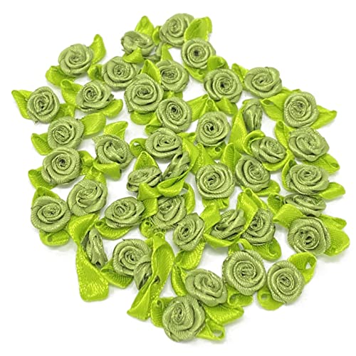 Special-Touches Mini-Rosen-Satinband, 15 mm, Grün, 10 Stück Special-Touches Mini-Rosen-Satinband, 15 mm, Grün, 10 Stück von Special-Touches