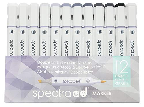 Spectra AD Marker Set of 12 - Gray One (Cool) von Spectra AD