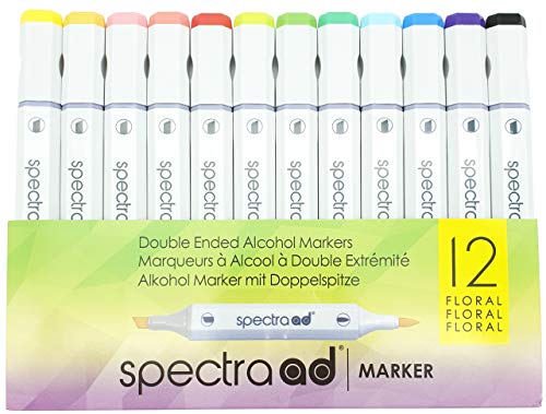 Spectra AD Marker Set of 12 - Floral Spectra AD Marker Set of 12 - Floral von Spectra AD