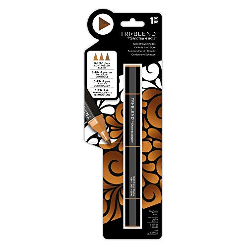 Crafters Companion SN-TBLE-GBSH Triblend Marker BRW, Golden Brown shade, 1 count (Pack of 1) von Spectrum Noir