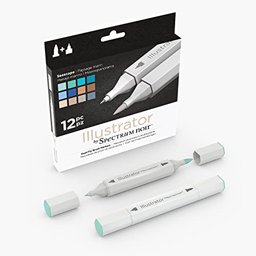 Spectrum Noir Illustrator - Künstler-Marker mit doppelter Spitze - Meerespanorama, 12 Stück Spectrum Noir Illustrator - Künstler-Marker mit doppelter Spitze - Meerespanorama, 12 Stück von Spectrum Noir