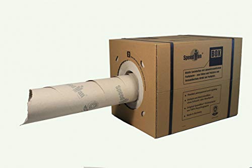 1 SpeedMan Box mit 450m Packpapier | Grammatur 70 gr/m² | Schrenzpapier Spender | in verschiedenen Mengen wählbar von SpeedMan