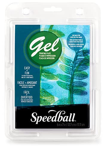 Speedball 12,7 x 17,8 cm Gel-Druckplatte, transparent von Speedball
