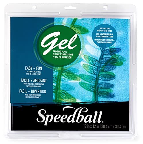 Speedball 12 X 12 Gel Printing Plate Geldruckplatte, farblos, 30,5 x 30,5 cm Speedball 12 X 12 Gel Printing Plate Geldruckplatte, farblos, 30,5 x 30,5 cm von Speedball