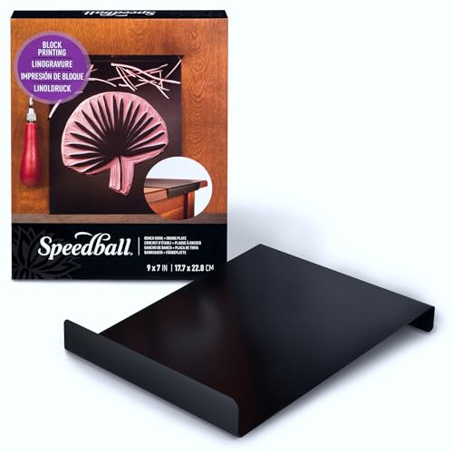 Speedball Bench Haken und Tuschezeichnungen Teller für Block Drucken von Speedball