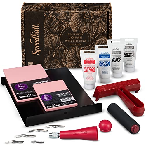 Speedball Deluxe Block Printing Fabric Kit von Speedball