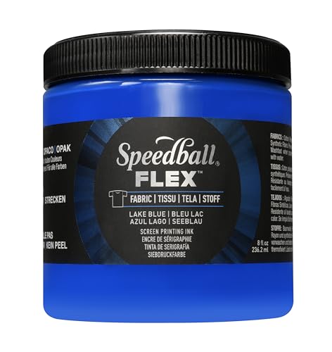 Speedball Flex-Siebdruck-Stofffarbe, Seeblau, 237 ml, für Heimdekoration, Taschen, T-Shirts, unverzichtbar für Künstler, Bastelset Speedball Flex-Siebdruck-Stofffarbe, Seeblau, 237 ml, für Heimdekoration, Taschen, T-Shirts, unverzichtbar für Künstler, Bastelset von Speedball