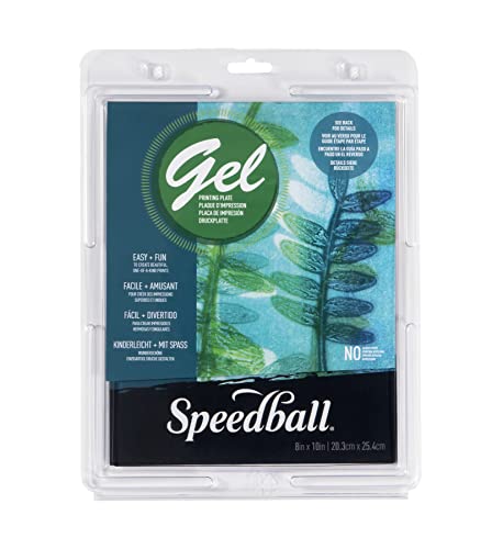Speedball Gel-Druckplatten, 20,3 x 25,4 cm, für Block-Monoprinting von Speedball