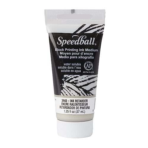 Speedball Wasserlöslicher Tintenretarder, 37 ml, verlangsamt die Trocknungszeit der Tinte, Blockdruck, Linoldruck, Siebdruck, Kunstdruckherstellung, Zubehör, für Kunsthandwerk Speedball Wasserlöslicher Tintenretarder, 37 ml, verlangsamt die Trocknungszeit der Tinte, Blockdruck, Linoldruck, Siebdruck, Kunstdruckherstellung, Zubehör, für Kunsthandwerk von Speedball