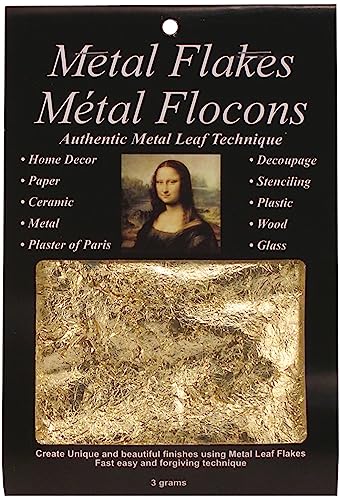 Unbekannt Speedball Art Products Mona Lisa Metall Leaf Flocken 3 g-Gold, andere, Mehrfarbig Unbekannt Speedball Art Products Mona Lisa Metall Leaf Flocken 3 g-Gold, andere, Mehrfarbig von Speedball