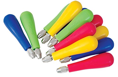 Unbekannt Speedball Verstellbar Linoleum Cutter Griffe, 12 Stück Unbekannt Speedball Verstellbar Linoleum Cutter Griffe, 12 Stück von Speedball