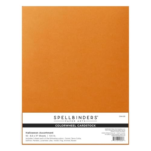 ColorWheel A4 Halloween-Sortiment, 10 Blatt ColorWheel A4 Halloween-Sortiment, 10 Blatt von Spellbinders