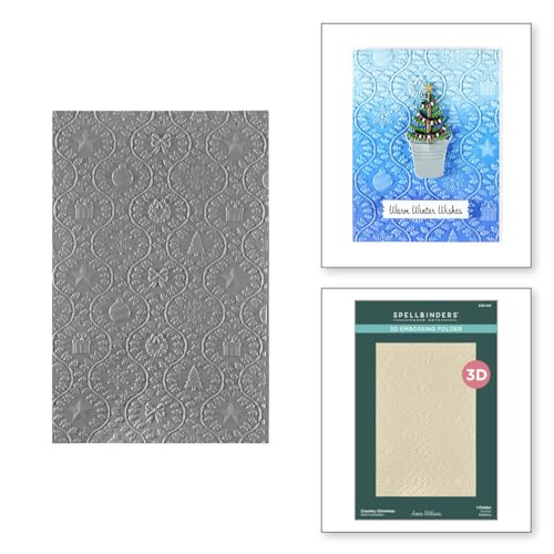 Country Christmas 3D-Prägeschablone aus der Country Christmas Collection von Annie Williams Country Christmas 3D-Prägeschablone aus der Country Christmas Collection von Annie Williams von Spellbinders