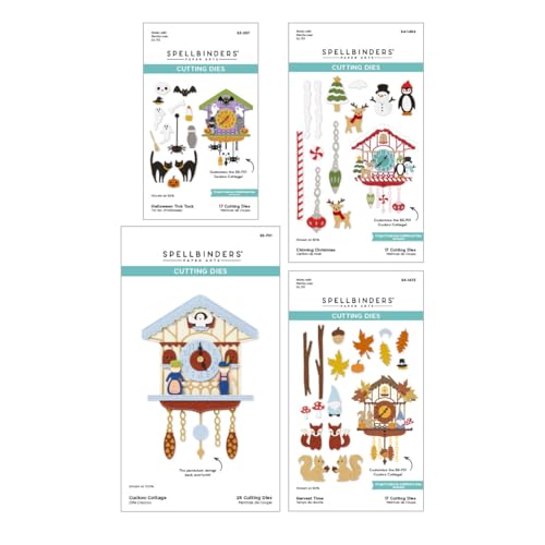Cuckoo Cottage Stanzformen-Set aus der Cuckoo Cottage Collection Cuckoo Cottage Stanzformen-Set aus der Cuckoo Cottage Collection von Spellbinders