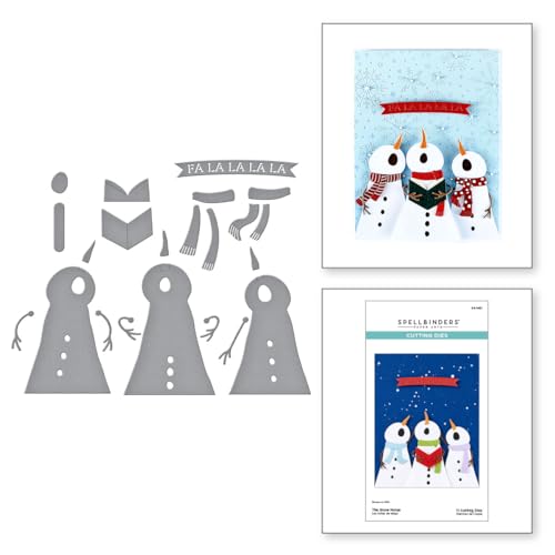 Die geätzten Stanzformen mit Schnee-Noten aus der Wonderland-Kollektion Die geätzten Stanzformen mit Schnee-Noten aus der Wonderland-Kollektion von Spellbinders
