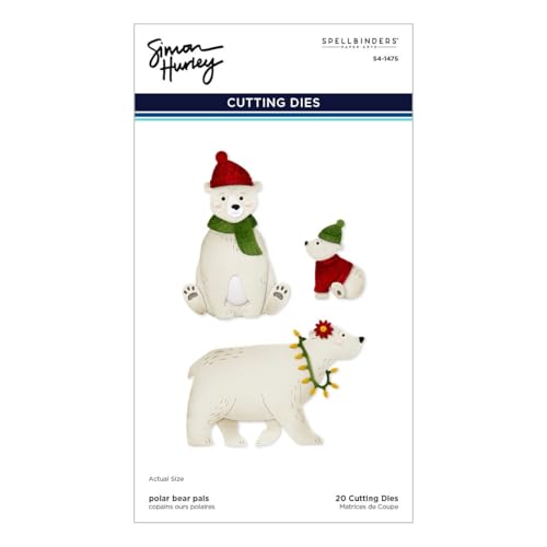 Eisbärfreunde geätzte Stanzformen aus der North Pole Friends Kollektion von Simon Hurley Eisbärfreunde geätzte Stanzformen aus der North Pole Friends Kollektion von Simon Hurley von Spellbinders