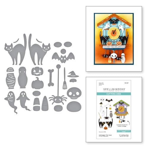 Halloween-Zeckenform, geätzte Stanzformen aus der Cuckoo Cottage Kollektion Halloween-Zeckenform, geätzte Stanzformen aus der Cuckoo Cottage Kollektion von Spellbinders