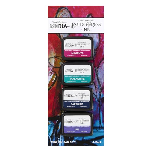 Happy BetterPress Ink Mini Set von Dina Wakley Happy BetterPress Ink Mini Set von Dina Wakley von Spellbinders