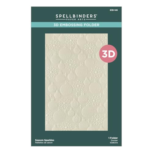 Season Sparkles 3D-Prägeschablone aus der Merry Mischief-Kollektion von Spellbinders