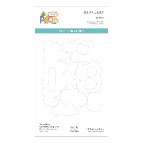 Simple Stories Woo Hoo! Passende geätzte Stanzformen für aufeinander abgestimmtes Stempel-Set aus der Say Cheese Classic Pooh Birthday Collection Simple Stories Woo Hoo! Passende geätzte Stanzformen für aufeinander abgestimmtes Stempel-Set aus der Say Cheese Classic Pooh Birthday Collection von Spellbinders